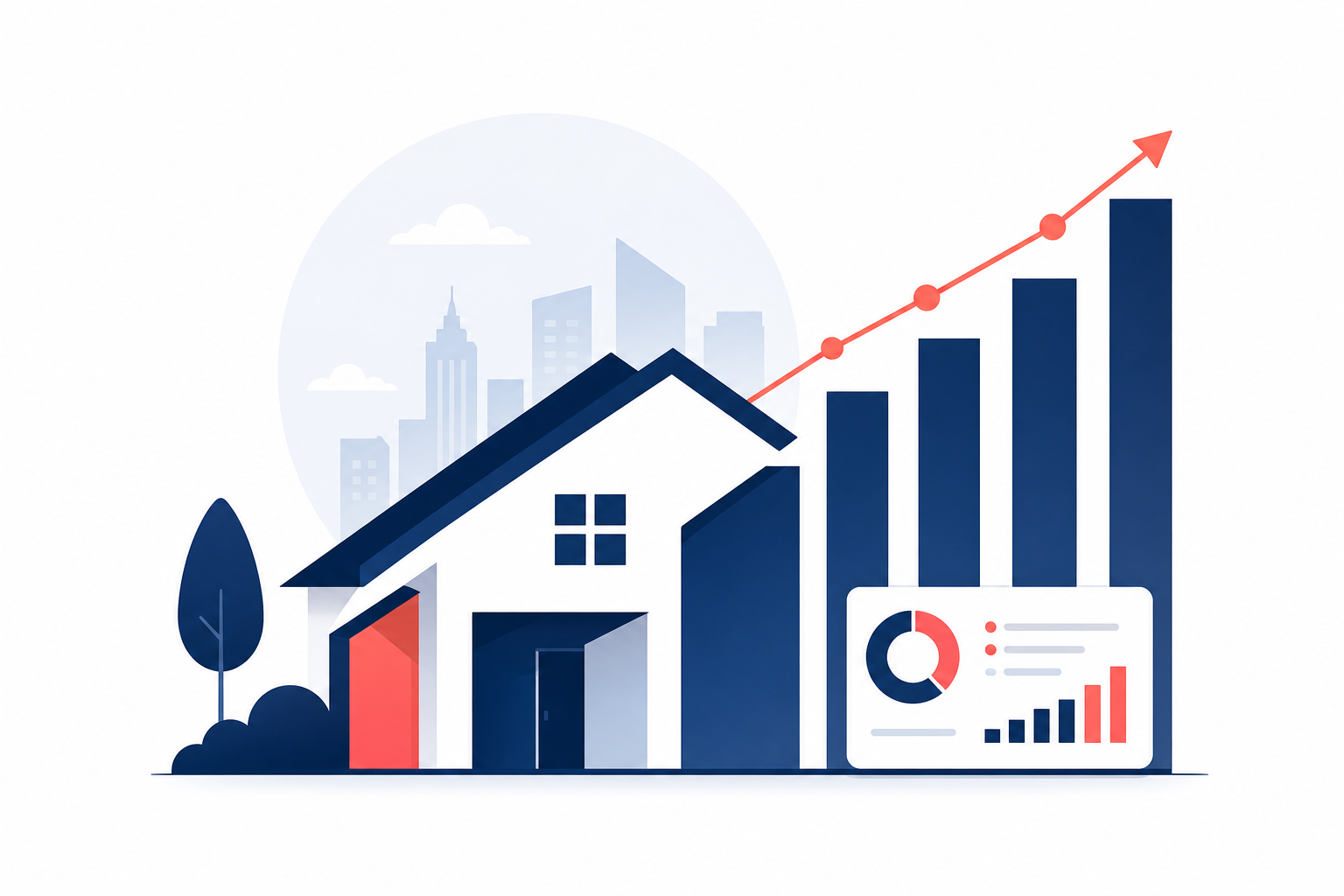 RentMetrics property analytics illustration